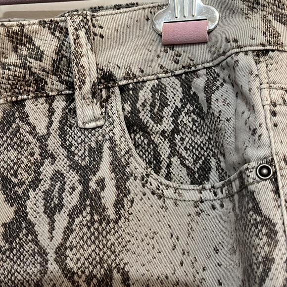 Charlie B Python jeans. Worn once. - Picture 3 of 5